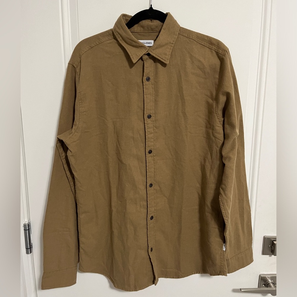 NWT - Jack & Jones Men’s Vintage Brushes Casual Shirt - Size L